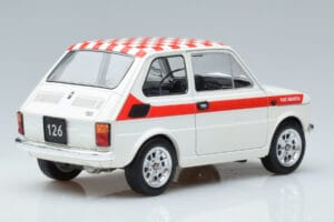 Fiat 126 Abarth Bílý MCG 1:18 MCG18325 Kov – obrázek 2 z 6