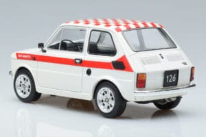 Fiat 126 Abarth Bílý MCG 1:18 MCG18325 Kov – obrázek 5 z 6