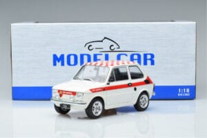 Fiat 126 Abarth Bílý MCG 1:18 MCG18325 Kov – obrázek 6 z 6