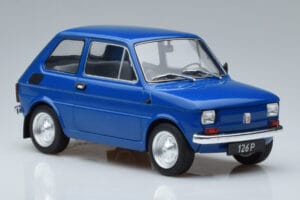Fiat 126P Modrý MCG 1:18 MCG18324 Kov – obrázek 4 z 6