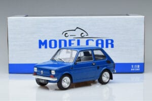 Fiat 126P Modrý MCG 1:18 MCG18324 Kov – obrázek 6 z 6