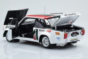 Fiat 131 Abarth Alitalia #2 W. Röhrl / C. Geistdörfer Rally Monte Carlo 1978 Kyosho 1:18 08376G Kov – obrázek 5 z 10