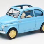 Fiat Nuova 500 Celeste Modrý Kyosho 1:18 08966LB
