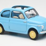 Fiat Nuova 500 Celeste Modrý Kyosho 1:18 08966LB - image 6 of 8