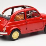 Fiat Nuova 500 Coral Červený Kyosho 1:18 08966R - image 3 of 8