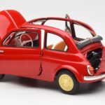 Fiat Nuova 500 Coral Červený Kyosho 1:18 08966R - image 5 of 8