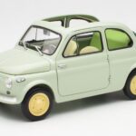 Fiat Nuova 500 Clear Zelený Kyosho 1:18 08966LG