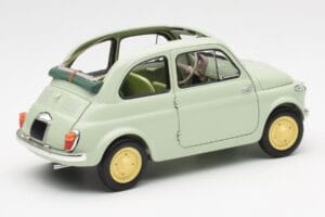 Fiat Nuova 500 Clear Zelený Kyosho 1:18 08966LG Kov – obrázek 3 z 8