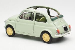 Fiat Nuova 500 Clear Zelený Kyosho 1:18 08966LG Kov – obrázek 7 z 8
