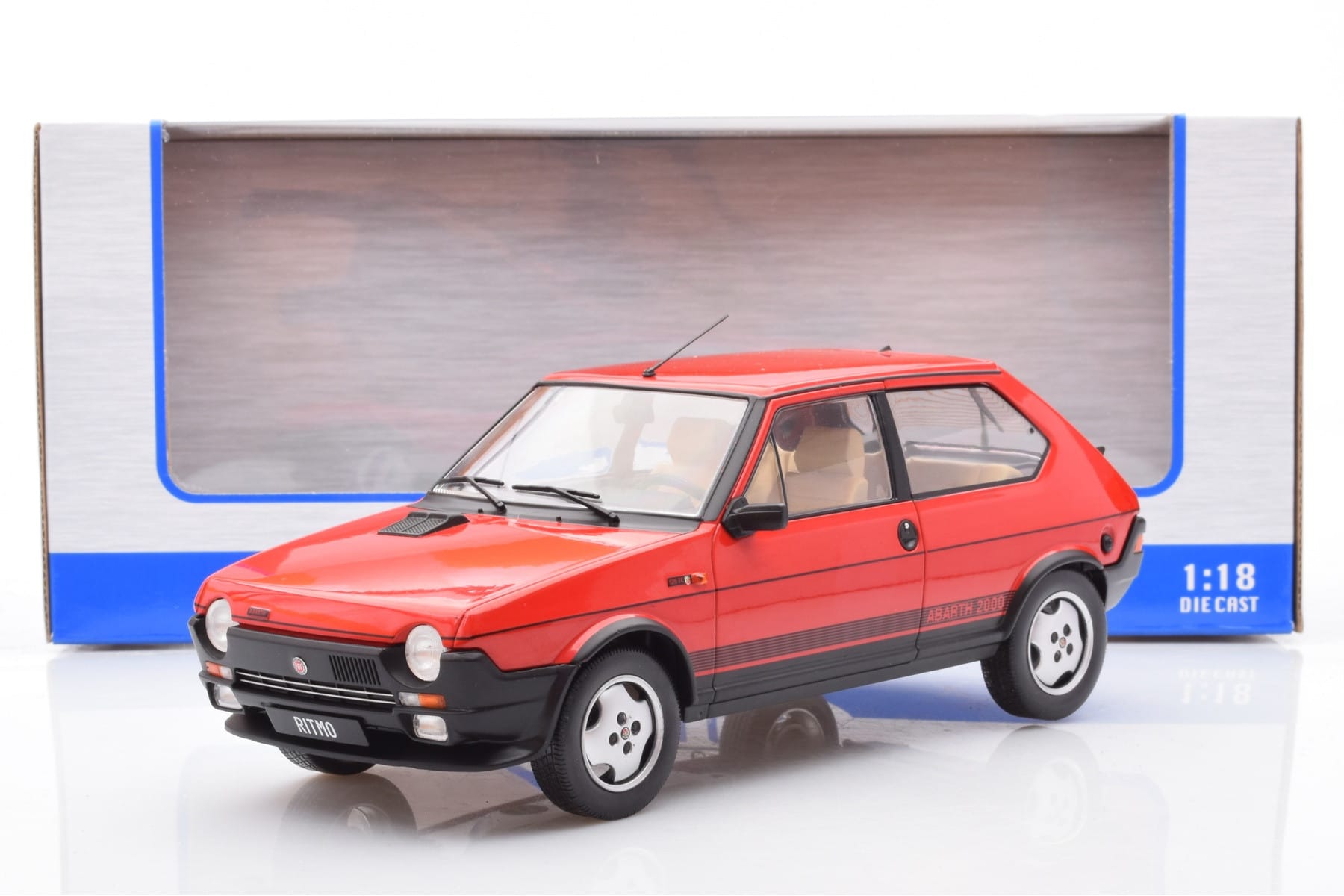 Fiat Ritmo TC 125 Abarth Červený MCG 1:18 MCG18416 Kov – obrázek 6 z 6