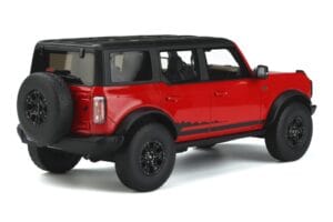 Ford Bronco 4-Door Wildtrak Červený GT Spirit 1:18 GT360 Pryskyřice – obrázek 2 z 5