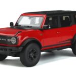Ford Bronco 4-Door Wildtrak Červený GT Spirit 1:18 GT360