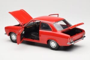 Ford Escort Mk1 RHD Červený Minichamps 1:18 150081070 Kov – obrázek 5 z 8