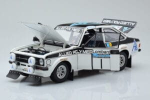 Ford Escort RS 1800 Allied Polymer #1 T. Makinen / H. Liddon Winner RAC Rally 1975 Minichamps 1:18 100758401 Kov – obrázek 2 z 8
