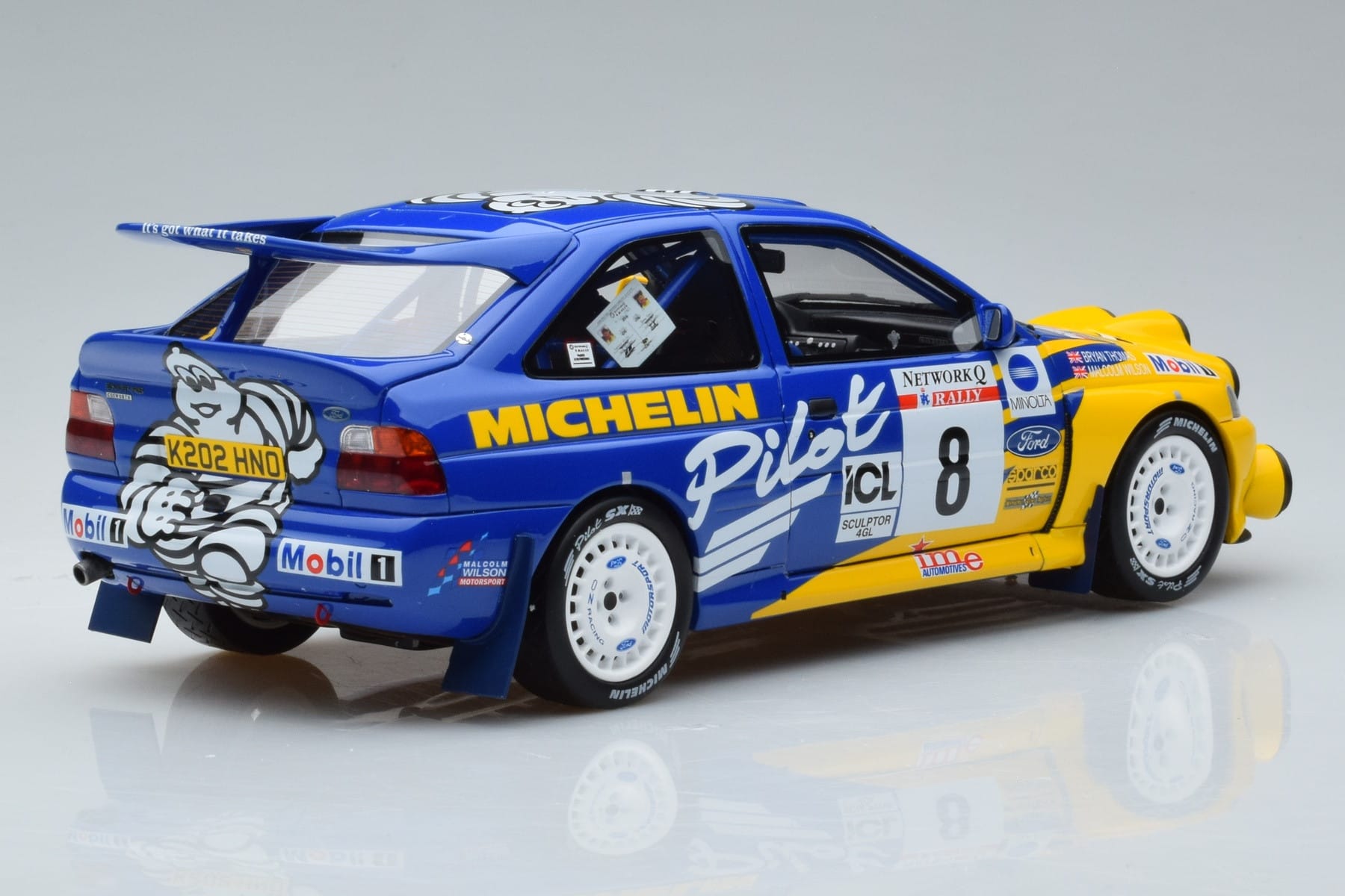 Ford Escort RS Cosworth Group A #8 Michelin M. Wilson Lombard RAC Rally 1993 Otto 1:18 OT994 Pryskyřice – obrázek 2 z 6