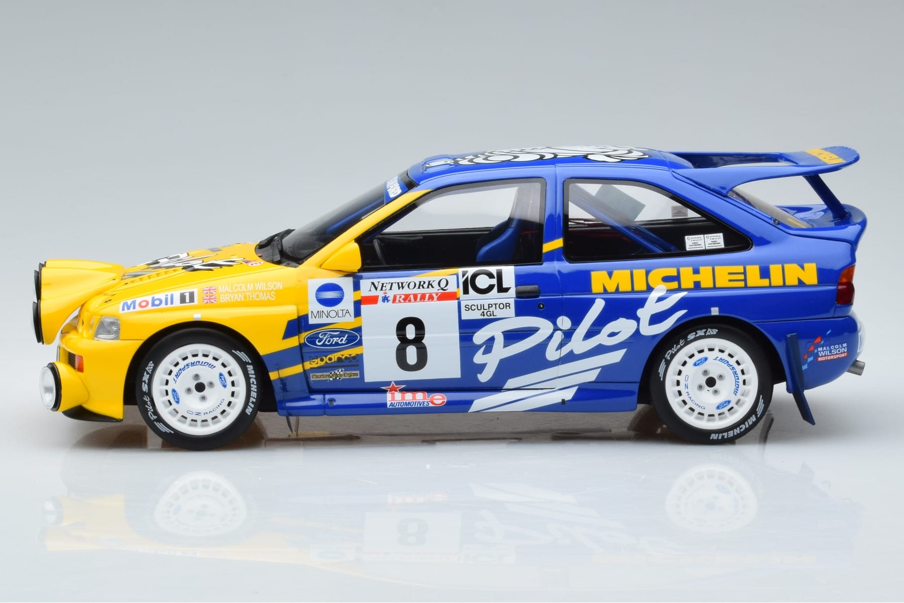 Ford Escort RS Cosworth Group A #8 Michelin M. Wilson Lombard RAC Rally 1993 Otto 1:18 OT994 Pryskyřice – obrázek 3 z 6