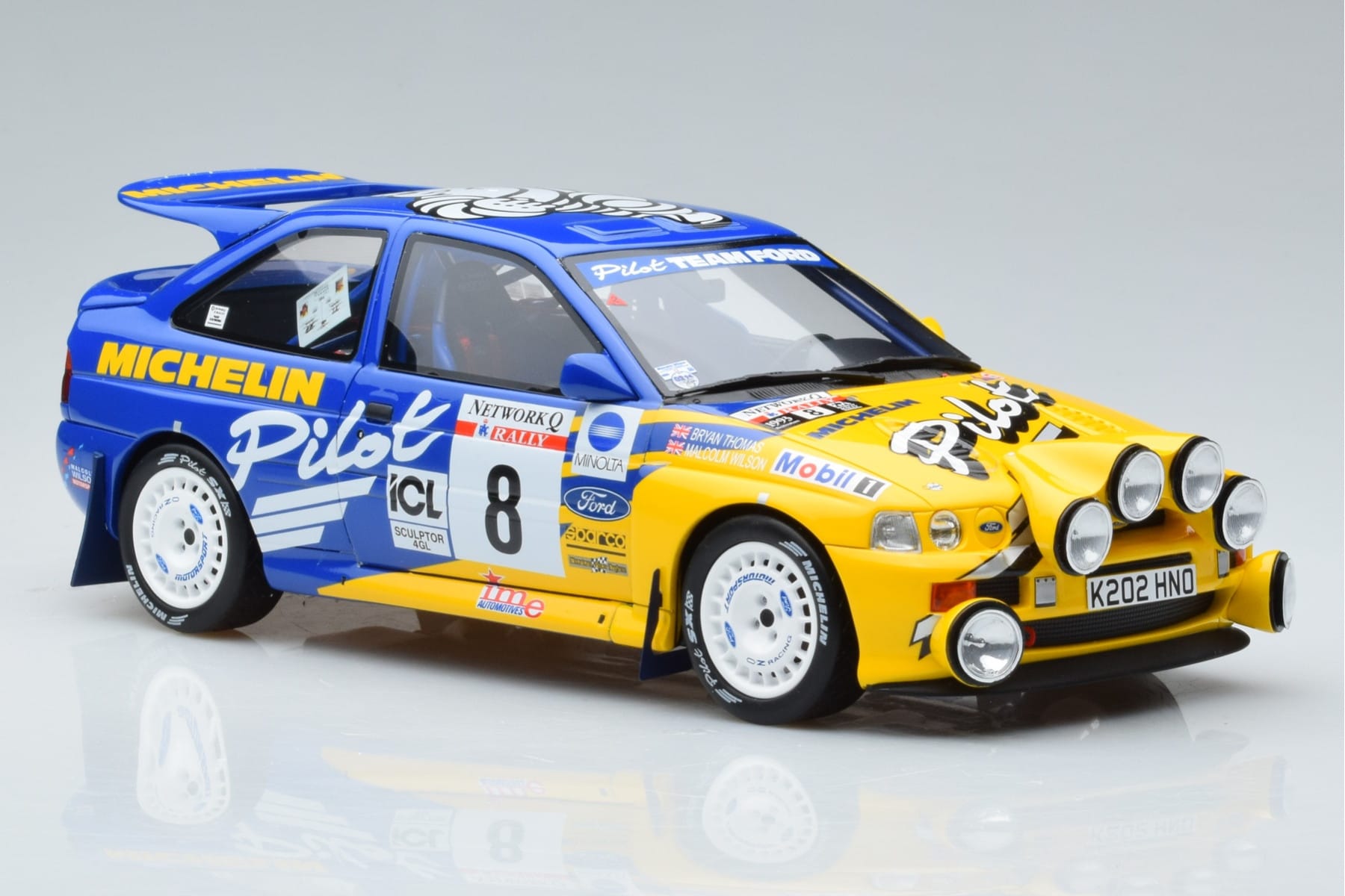 Ford Escort RS Cosworth Group A #8 Michelin M. Wilson Lombard RAC Rally 1993 Otto 1:18 OT994 Pryskyřice – obrázek 4 z 6