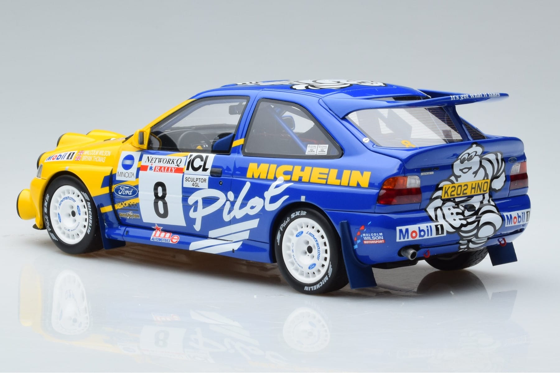 Ford Escort RS Cosworth Group A #8 Michelin M. Wilson Lombard RAC Rally 1993 Otto 1:18 OT994 Pryskyřice – obrázek 5 z 6