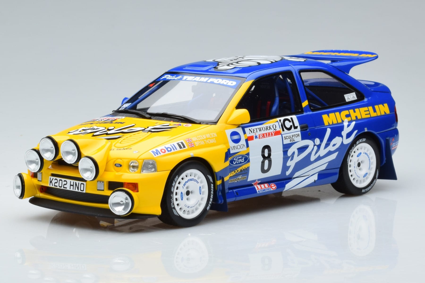 Ford Escort RS Cosworth Group A #8 Michelin M. Wilson Lombard RAC Rally 1993 Otto 1:18 OT994 Pryskyřice
