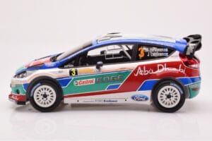 Ford Fiesta RS WRC Ford Abu Dhabi #3 M. Hirvonen / J. Lehtinen Winner Rally Australia 2011 Minichamps 1:18 151110803 Kov – obrázek 3 z 6