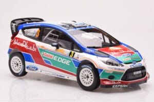 Ford Fiesta RS WRC Ford Abu Dhabi #3 M. Hirvonen / J. Lehtinen Winner Rally Australia 2011 Minichamps 1:18 151110803 Kov – obrázek 4 z 6