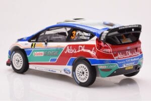 Ford Fiesta RS WRC Ford Abu Dhabi #3 M. Hirvonen / J. Lehtinen Winner Rally Australia 2011 Minichamps 1:18 151110803 Kov – obrázek 5 z 6