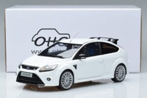 Ford Focus RS Mk2 Bílý Otto 1:18 OT977 Pryskyřice – obrázek 6 z 6