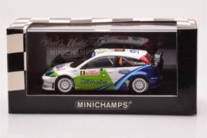 Ford Focus RS WRC #4 R. Kresta / J. Tomanek Rally Monte Carlo 2005 Minichamps 1:43 400058404 Kov – obrázek 4 z 4