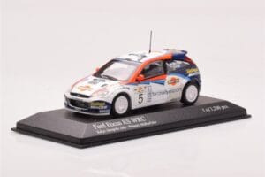 Ford Focus RS WRC #5 C. McRae / N. Grist Rally Acropolis Winner 2002 Minichamps 1:43 430028905 Kov – obrázek 2 z 4