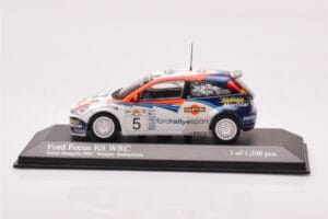 Ford Focus RS WRC #5 C. McRae / N. Grist Rally Acropolis Winner 2002 Minichamps 1:43