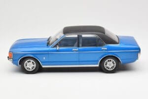 Ford Granada Mk1 Metalická Modrá Matná Černá MCG 1:18 MCG18394 Kov – obrázek 3 z 6