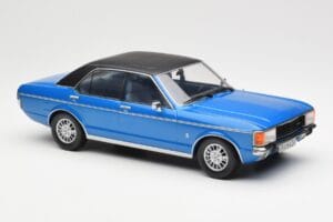 Ford Granada Mk1 Metalická Modrá Matná Černá MCG 1:18 MCG18394 Kov – obrázek 4 z 6