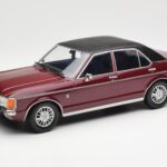 Ford Granada Mk1 Metalická Tmavě Červená Matná Černá MCG 1:18 MCG18393