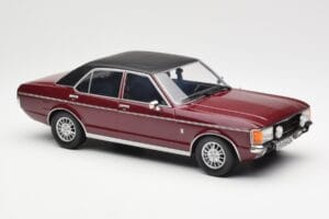 Ford Granada Mk1 Metalická Tmavě Červená Matná Černá MCG 1:18 MCG18393 Kov – obrázek 4 z 6