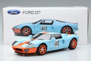 Ford GT Gulf Livery AUTOart 1:18 80513 Kov – obrázek 8 z 8