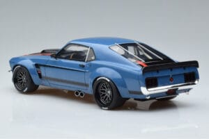 Ford Mustang Boss Cobra Ruffian Cars Modrý GT Spirit 1:18 GT426 Pryskyřice – obrázek 5 z 6