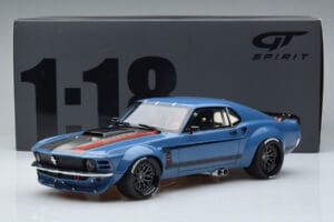 Ford Mustang Boss Cobra Ruffian Cars Modrý GT Spirit 1:18 GT426 Pryskyřice – obrázek 6 z 6