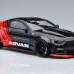 Ford Mustang S550 LB Works Liberty Walk Advan GT Spirit 1:18 KJ035 Pryskyřice - image 4 of 6