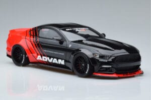 Ford Mustang S550 LB Works Liberty Walk Advan GT Spirit 1:18 KJ035 Pryskyřice – obrázek 4 z 6