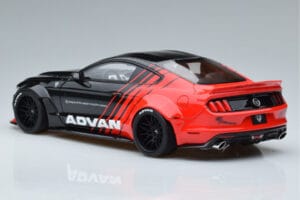 Ford Mustang S550 LB Works Liberty Walk Advan GT Spirit 1:18 KJ035 Pryskyřice – obrázek 5 z 6