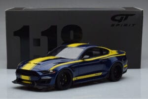 Ford Mustang S550 Shelby Super Snake Modrý GT Spirit 1:18 GT871 Pryskyřice – obrázek 6 z 6