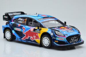 Ford Puma Rally1 WRC #7 P-L. Loubet / N. Gilsoul Rally Sweden 2023 IXO 1:18 18RMC154B Kov – obrázek 4 z 6