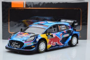 Ford Puma Rally1 WRC #7 P-L. Loubet / N. Gilsoul Rally Sweden 2023 IXO 1:18 18RMC154B Kov – obrázek 6 z 6