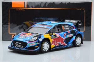 Ford Puma Rally1 WRC #8 O. Tanak / M. Jarveoja Winner Rally Sweden 2023 IXO 1:18 18RMC154A Kov – obrázek 6 z 6