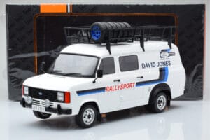 Ford Transit Mk2 Van Team David Jones Rally Assistance IXO 1:18 18RMC033XE Kov – obrázek 6 z 6