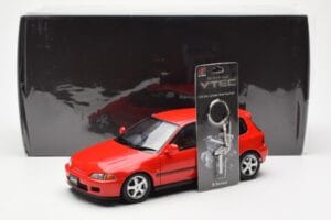 Honda Civic EG6 VTEC Červený LCD 1:18 LCD18018-RE Kov – obrázek 11 z 11