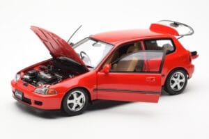 Honda Civic EG6 VTEC Červený LCD 1:18 LCD18018-RE Kov – obrázek 3 z 11