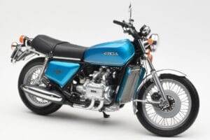 Honda Gold Wing GL1000 Modrá Metalická Minichamps 1:12 122161600 Kov – obrázek 4 z 6