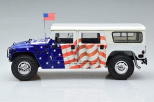 Hummer H1 General Gore-Lieberman USA 2000 Exoto 1:18 EX01807 Kov – obrázek 4 z 7