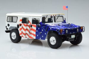 Hummer H1 General Gore-Lieberman USA 2000 Exoto 1:18 EX01807 Kov – obrázek 5 z 7